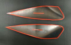 Накладки на фары широкие (реснички) для Mitsubishi Lancer 9 (2003-2010)